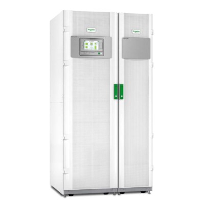UPS marca Galaxy VM con capacidad de 180 kVA, número de serie GVMSB180KG65S. Funcionamiento con sobrecarga 10 minutos al 125% y 60 segundos al 150%.