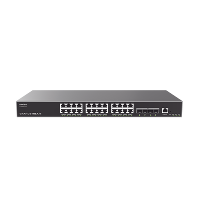 GWN7813, Switch Administrable capa 3, 24 x GigaEth y 4 x 10 Giga SFP+