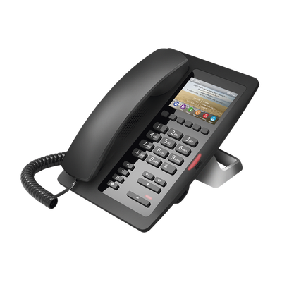 H5, Teléfono Hotelero, LCD Color 3.5", 6 teclas programables, PoE