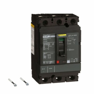 INTERRUPTOR TERMOMAGNÉTICO, UNIDAD DE MONTAJE, 40A, 3 P, 25 KA, 600 VAC. HJL36040 SCHNEIDER ELECTRIC