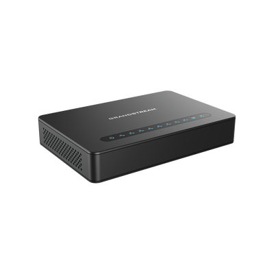 HT818, ATA VOIP con 8 puertos FXS y ruteador integrado