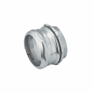 Conector de Compresión de Acero Galvanizado para Pared Delgada de 2".  HUB-2908