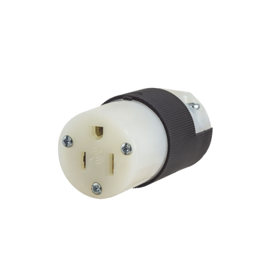 Conector Entrada Recta/ 15A 125V/ 2 Polos 3 Hilos/ Nema 5-15R/ Grado Industrial- Comercial. HUB-HBL-5269-C
