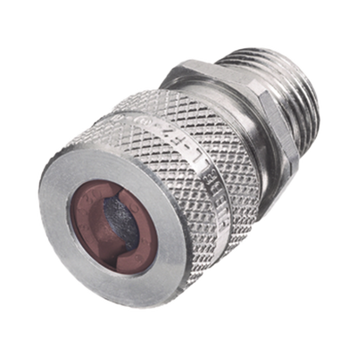 Conector de cable, de aluminio macho recto, .50 - .63 ", 1/2".: HUB-SHC-1024