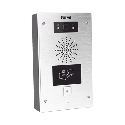 I32V, Video portero IP, 2 líneas SIP, 2 relevadores, lector RFID, Onvif, 1 botón, anti-vandálico, PoE, IP65 e IK10