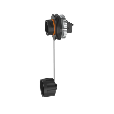 Conector Jack RJ45 de Uso Industrial Estilo TG, Categoría 6, Con Tapa Protectora, Protección IP67 IAEBH6