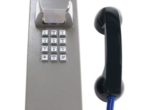 ​JR202-FK-SIP-CRS, Teléfono IP Antivandálico, 12 teclas, SIP, PoE, Acero Pintado, montaje en pared, 100x240x106mm