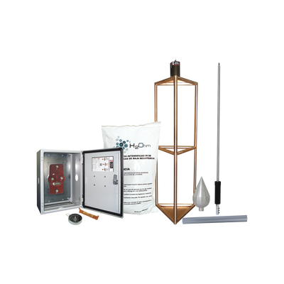 Kit de Pararrayo con Punta con Diámetro de Protección de 300 metros. KDA-05