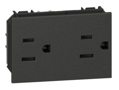 TOMACOR DPLX 2P+T C/PROTEC INFNEGRO 3 MÓD. 15A, 127-250V - KG4188