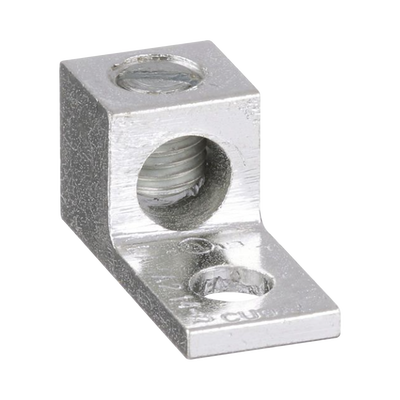 Conector Mecánico de Aluminio, de Un Orificio 1/4" y Un Barril, para Cable de 14 a 2 AWG. 1 Pieza  LAMA2-14-C