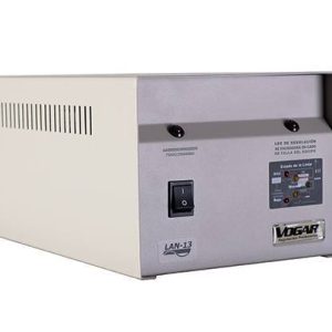 Regulador marca Vogar Monofásico con capacidad de 2 KVA, serie LAN-12. Proporcionan una protección eléctrica integral contra las variaciones de volaje.