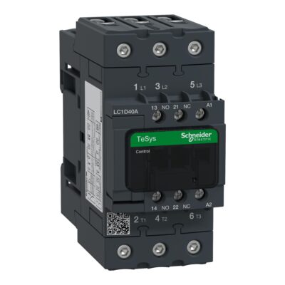 Tesys D Contactor 3P (3Na) – Ac-3 <= 440Vca 40A – Conector Everlink -Tensión De Bobina 48Vca - LC1D40AE7
