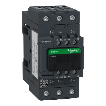 Tesys D Contactor 3P (3Na) – Ac-3 <= 440Vca 40A – Conector Everlink -Tensión De Bobina 440Vca - LC1D40AR7