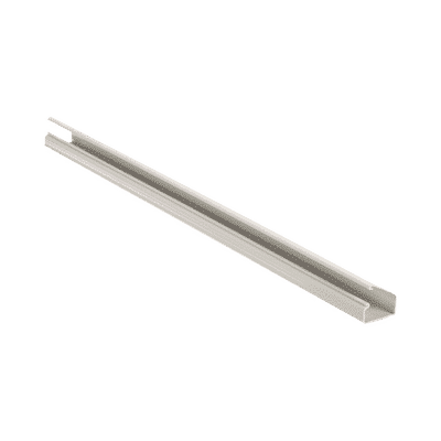 Canaleta LD10 de PVC rígido, con cinta adhesiva para instalación sin herramientas, de 38.4 x 24 x 1828.8 mm, Color Blanco Mate  LD10IW6-A