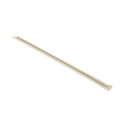 Canaleta LD3 de PVC rígido, con cinta adhesiva para instalación sin herramientas, 19.6 x 11.2 x 1828.8 mm, Color Blanco Mate  LD3IW6-A