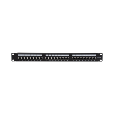 LP-PP-630, Patch panel, 24 puertos Cat.6 blindados, 19''
