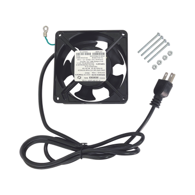 LP-VENT-BASIC, Ventilador 110 Vca de 12 x 12 cm con Cable y Clavija