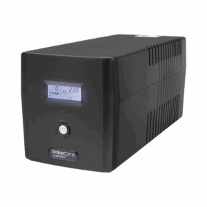 UPS 1200VA/720W Pantalla LCD / Línea Interactiva 120Vca / 6 tomas 5-15R (4 Respaldadas) / Regulación de Voltaje / Protección RJ45  LP1200LCD