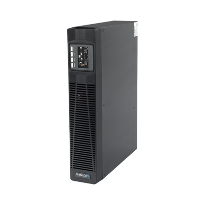 UPS de 1000VA/900W / Topología On-Line Doble Conversión / Entrada y Salida de 120 Vca / Clavija de Entrada NEMA 5-20P / Pantalla LCD Configurable / Formato Rack/Torre / 8 Salidas  LP1KRT