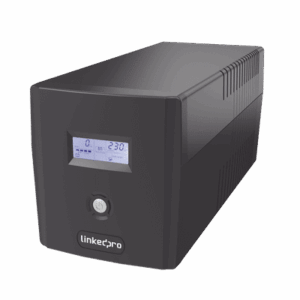 UPS 600VA/360 W Pantalla LCD / Línea Interactiva 120Vca / 6 tomas 5-15R (4 Respaldadas) / Regulación de Voltaje / Protección RJ45  LP600LCD