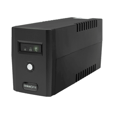 UPS 800VA/480 W Línea Interactiva 120Vca / 6 tomas 5-15R (4 Respaldadas) / Regulación de Voltaje / Protección RJ45 LP800L