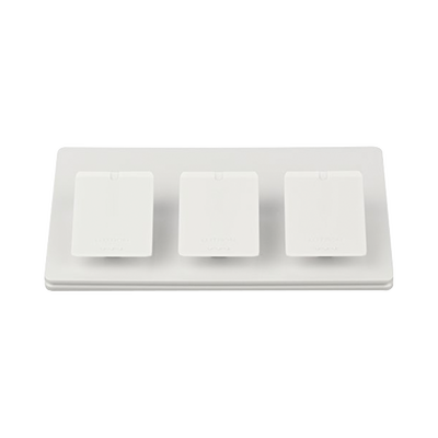 Base de mesa para controles PICO, para 3 espacios.: LPED3WH