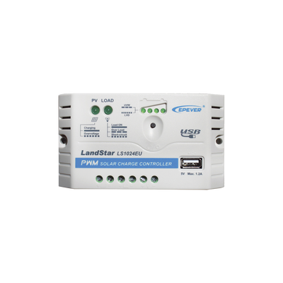 Controlador Solar PWM 12/24 V 10 A, Salida USB LS-1024-EU