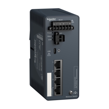 MODICON MANAGED SWITCH 4TX  MCSESM043F23F0