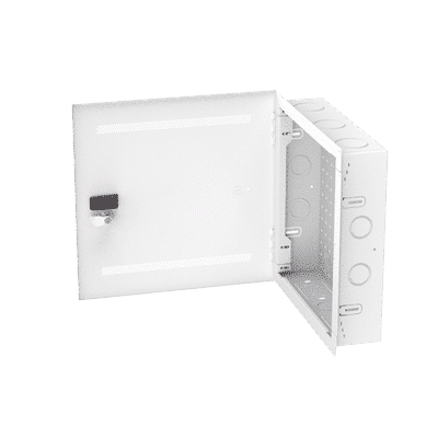 Gabinete Multipropósito de Montaje en Pared, de 14 in de Altura, Con Puerta Reversible, Fabricado en Acero, Color Blanco  MS14EHDS