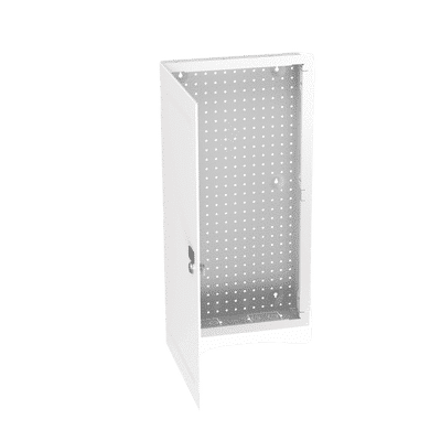 Gabinete Multipropósito de Montaje en Pared, de 28 in de Altura, Con Puerta Reversible, Fabricado en Acero, Color Blanco   MS28EHDS