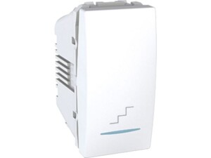 INTERRUPTOR ESCALERA O 3 VÍAS, 1 MÓDULO, 10 A, MU3.103T.18N-HC SCHNEIDER ELECTRIC