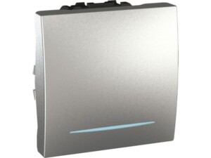 INTERRUPTOR SENCILLO 2 MÓDULOS 10A MU3.201T.30N-HC SCHNEIDER ELECTRIC