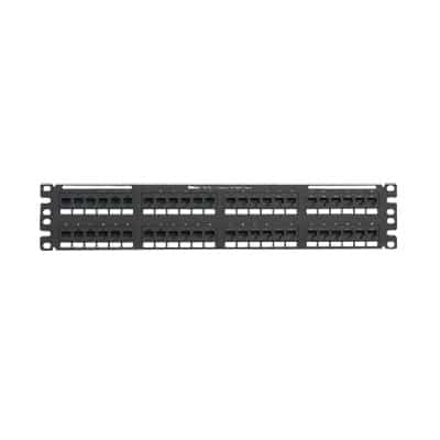 Panel de Parcheo de Impacto 110, Plano, Categoría 5e, de 48 Puertos, 2UR  NK5EPPG48Y