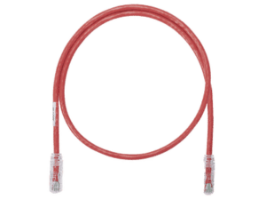 Cable de parcheo UTP Categoría 6, con plug modular en cada extremo - 1 ft (30.48 cm) - Rojo  NK6PC1RDY