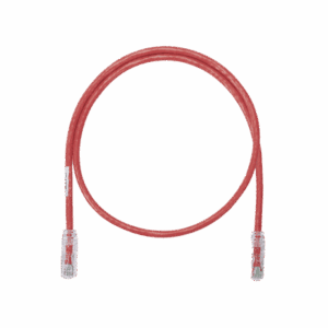 Cable de parcheo UTP Categoría 6, con plug modular en cada extremo - 1 ft (30.48 cm) - Rojo  NK6PC1RDY