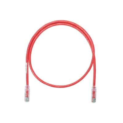 Cable de parcheo UTP Categoría 6, con plug modular en cada extremo - 1 m. - Rojo  NK6PC3RDY