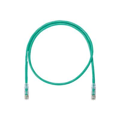 Cable de parcheo UTP Categoría 6, con plug modular en cada extremo - 2 m. - Verde  NK6PC7GRY
