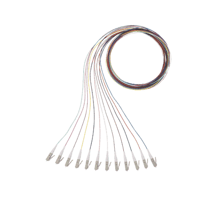 Kit de 12 Pigtails con Conector LC, Multimodo 50/125 OM3, 900um, de 1 Metro NKFPX1BN1NKM001