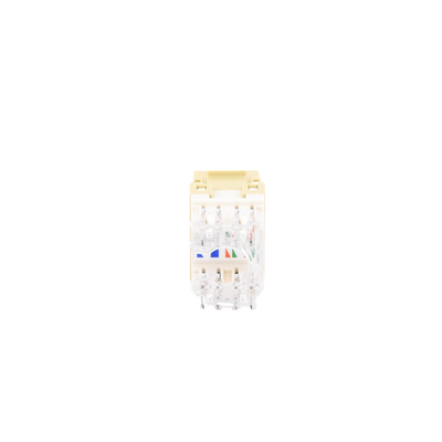 Conector Jack Estilo 110 (de Impacto), Tipo Keystone, Categoría 5e, de 8 posiciones y 8 cables, Color Marfil NKP5E88MEI | Humberto Chacon Conector Jack Estilo 110 (de Impacto), Tipo Keystone, Categoría 5e, de 8 posiciones y 8 cables, Color Marfil NKP5E88MEI