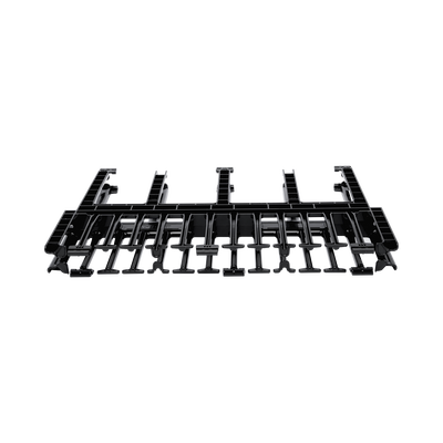 Organizador de Cables Horizontal NetManager de Alta Densidad, Doble (Frontal y Posterior), Para Rack de 19in, 1UR NM1