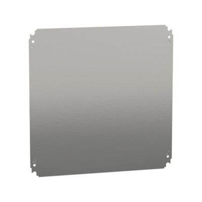 PLACA DE MONTAJE CIEGA, 500 X 500 MM EN CHAPA DE ACERO GALVANIZADO. NSYMM55 SCHNEIDER ELECTRIC