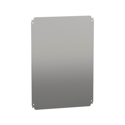 PLACA DE MONTAJE CIEGA, 700 X 500 MM EN CHAPA DE ACERO GALVANIZADO. NSYMM75 SCHNEIDER ELECTRIC
