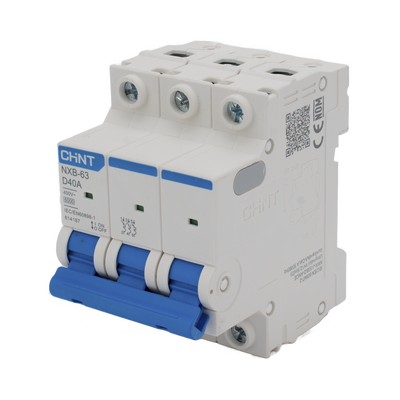 Pastilla para Riel Din, 2 Polos, 40 Amp, Vca:110/415v, 6kA, Catálogo: NXB633PD40, Serie: NXB-63. NXB633PD40 | Humberto Chacon Pastilla para Riel Din, 2 Polos, 40 Amp, Vca:110/415v, 6kA, Catálogo: NXB633PD40, Serie: NXB-63. NXB633PD40