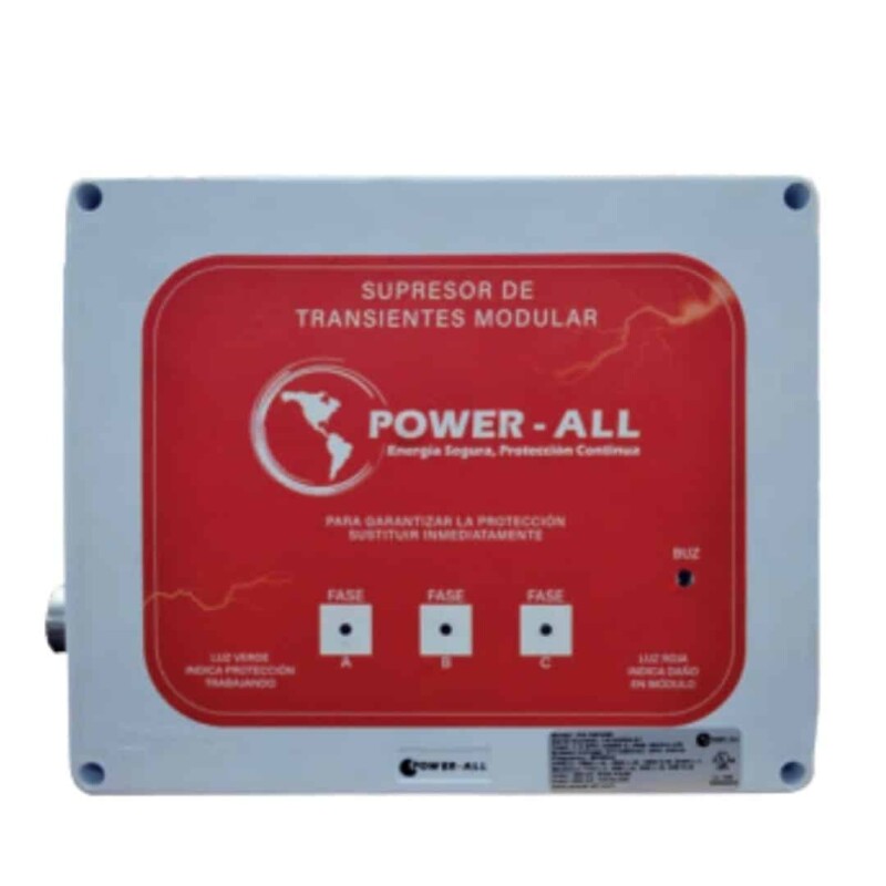 Supresor de Picos Power-All 450kA 277/480, Proteccion L-N 150kA PA TM 7450