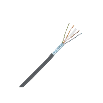 Bobina de Cable Blindado F/UTP de 4 Pares, Cat6A, Soporte de Aplicaciones 10GBase-T, LSZH (Libre de Gases Tóxicos), Color Negro, 305m PFL6X04BL-CEG