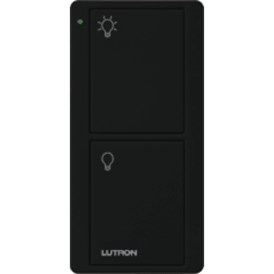 Control remoto PICO 2 botones encender/apagar, color negro, complemente con un switch on/off, Caseta, RA2, RadioRa2: PJ22BGBLL01