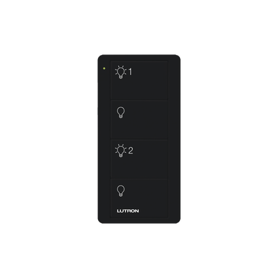 Control remoto PICO inalámbrico con 4 botones  encender/apagar grupo/escenas,  complemente con un atenuador o switch on/off: PJ24BBLL21P
