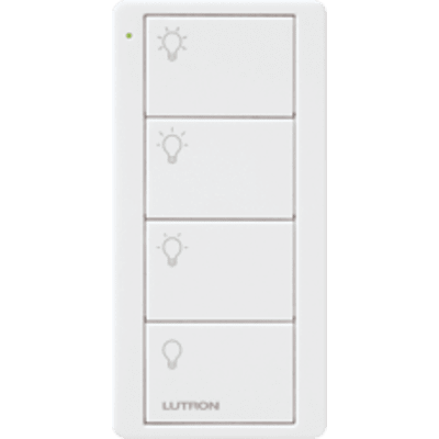 Control inalambrico Pico, 4 botones, ideal para generar 3 escenas y un apagado : PJ24BGWHL31