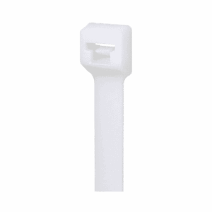 Cincho de Bloqueo de Nylon 6.6, Color Natural, 142 mm largo x 2.5mm ancho, sección transversal en miniatura, 1000 piezas  PLT1.5M-M