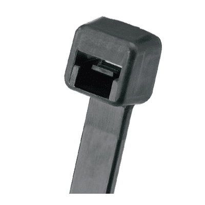 Cincho de Nylon 6.6, de 203mm largo x 3.6mm ancho, Color Negro. Paquete de 1000 Piezas  PLT2I-M20